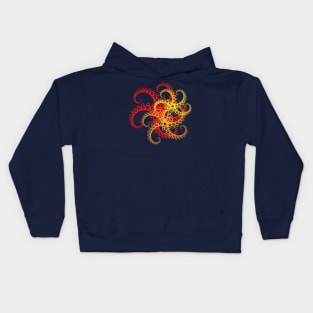 Fractal spiral Kids Hoodie